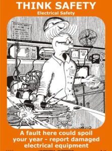 Poster, Electrical safety